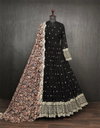 KA 1024 Wedding Wear Gown With Dupatta Wholesale Price In Surat
